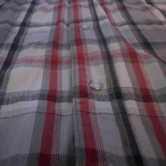 Levi's Modern Western Plaid Men's Cowboy Pearl Snap Long Sleeve Button Up Shirt - Picture 4 of 8